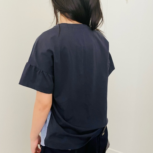 Korean style blue lace top - Picture 3 of 3